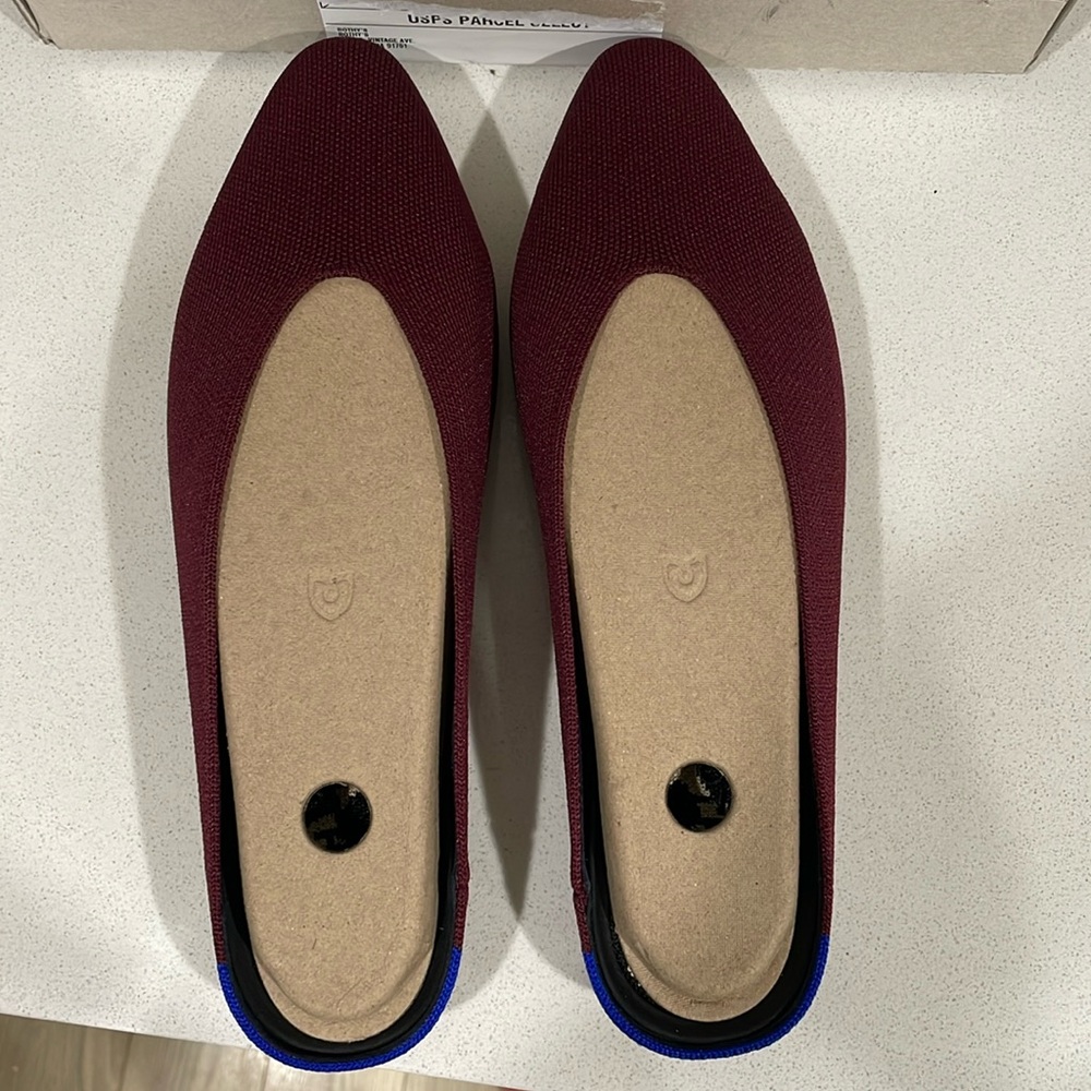 NWT Rothy’s Almond Demi Mules